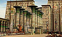 3D Egyptian temple reconstructions