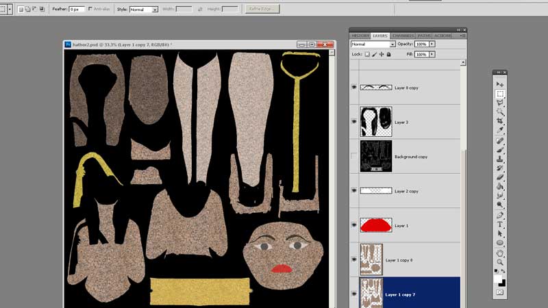 The image map in Photoshop