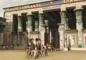 Pronaos Temple of Horus at Edfu